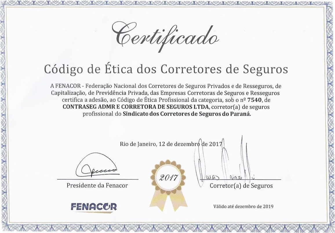 Certificado Contraseg